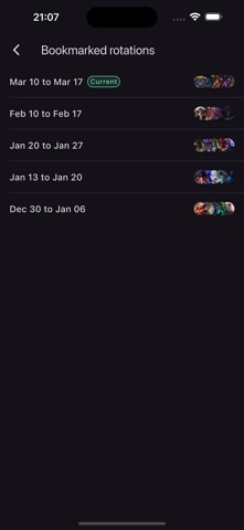 LoL Champion Rotation screenshot