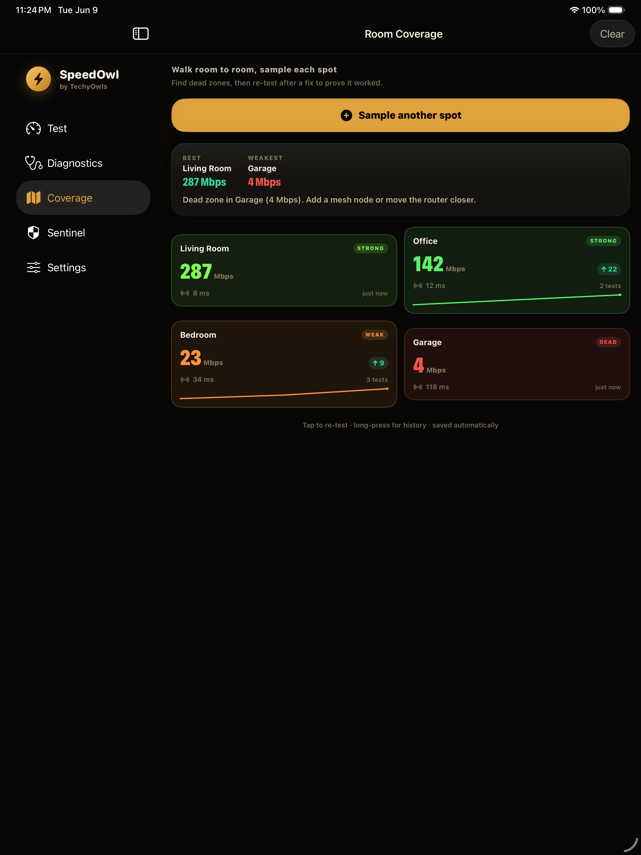 SpeedOwl: Internet Speed Test screenshot 7