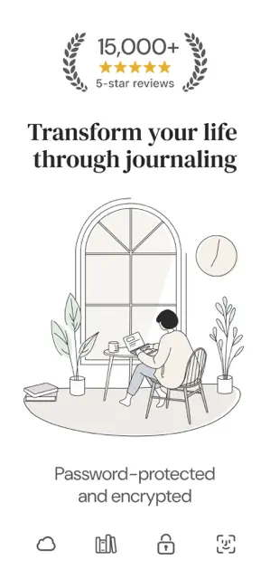 Screenshot 1 of Diarly: Diary, Private Journal 3.4.2