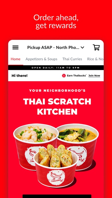 Thai Chili 2go iPhone screenshot 1 - Food & Drink app