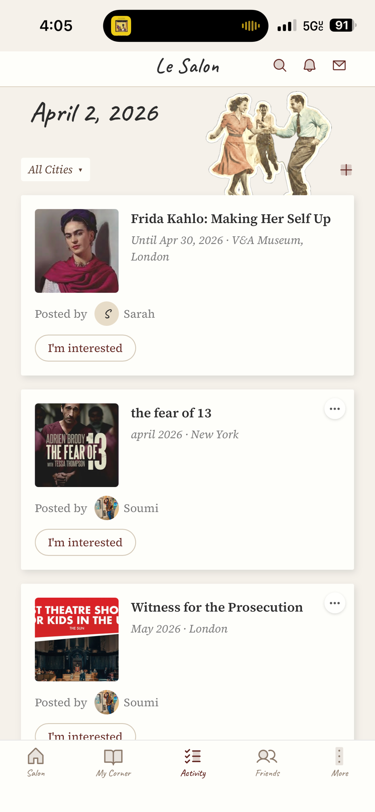 Le Salon.app: Cultural Journal screenshot 7