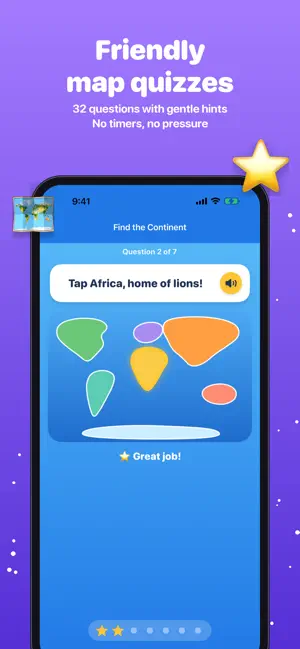 Continents & Oceans Kids screenshot 4