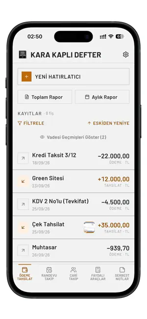 Kara Kaplı Defter screenshot 1