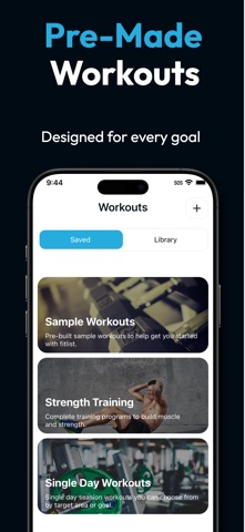 Fitlist Workout Log & Planner Screenshot 7 of 8