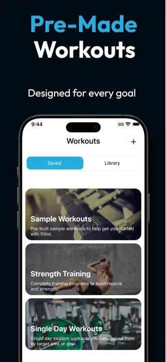 Fitlist Workout Log & Planner : capture d’écran 7 sur 8