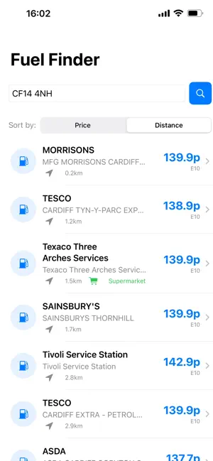 UKFuelFinder screenshot 2