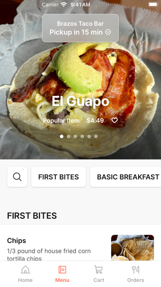 App screenshot