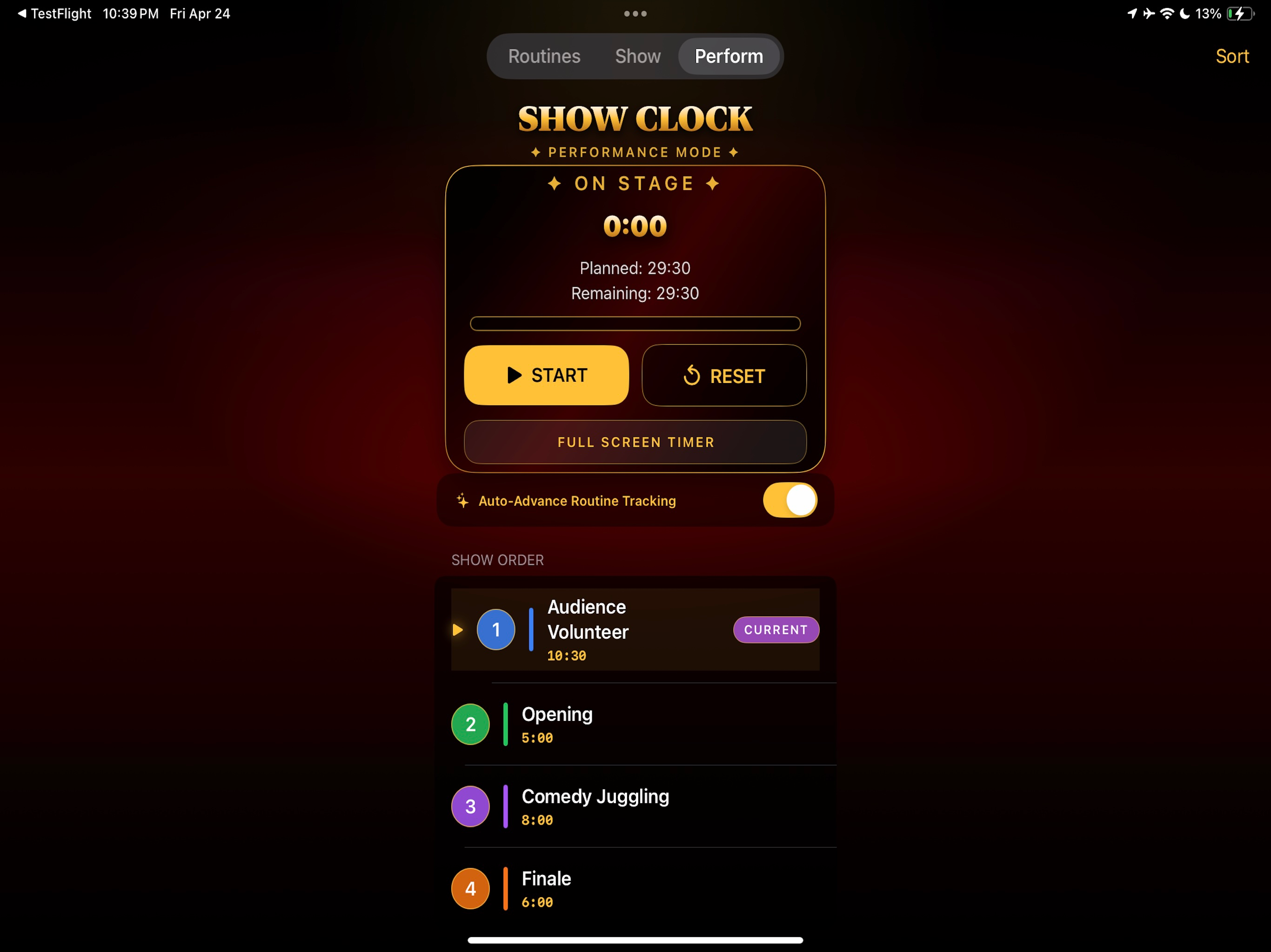 Show Timer Pro