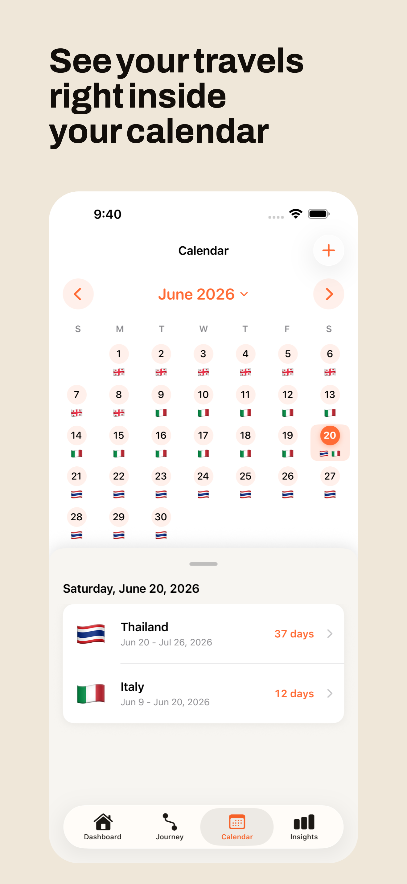 NomadCount: Country Days screenshot 4