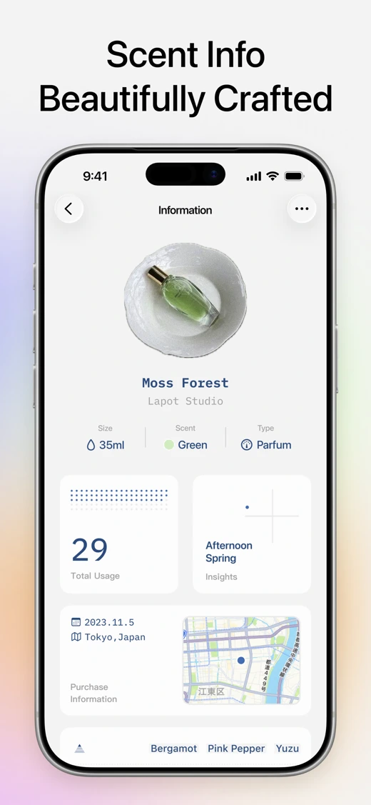 Kaori: Perfume & Scent Tracker screenshot 2
