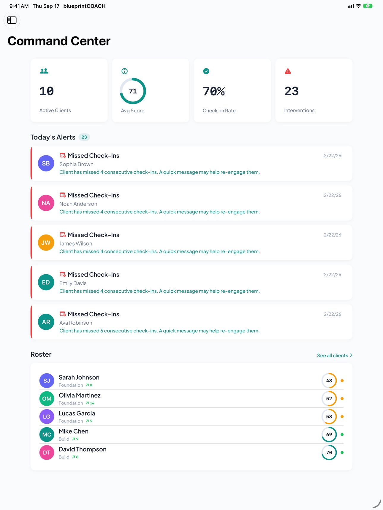 Screenshot 9 of blueprintCOACH