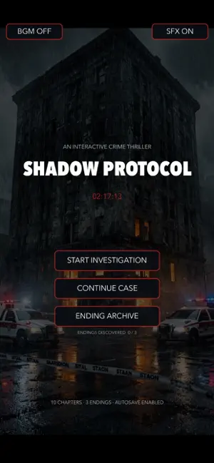 SHADOW PROTOCOL: ZERO screenshot 1
