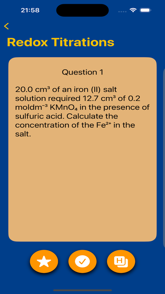 #4. A Level Mole Calculations (iOS) Podle: Isomeos Limited