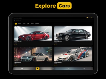 AI Car Modifications iPad screenshot
