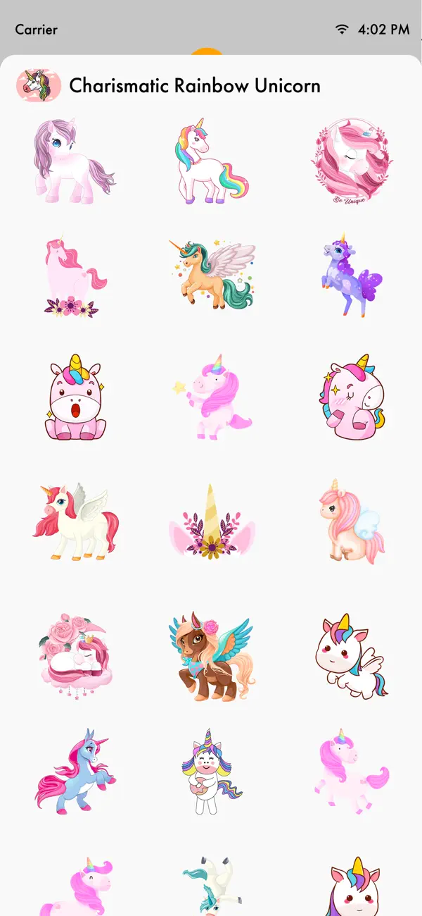 Screenshot #2 pour Charismatic Rainbow Unicorn