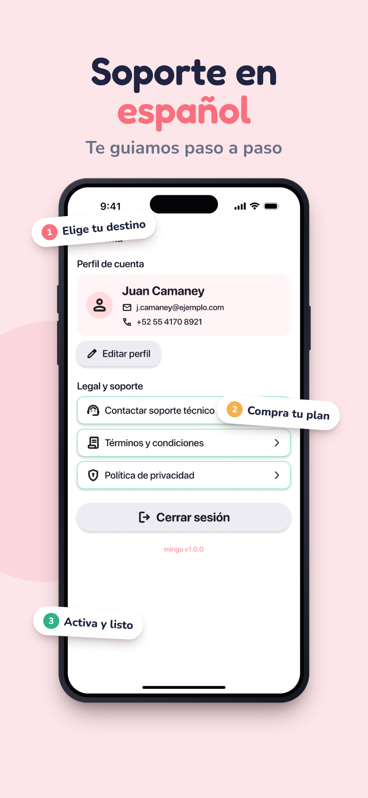 Mingo: eSIM para viajes screenshot 3