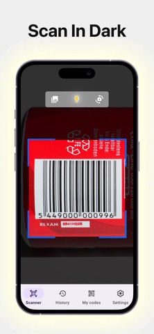 Qr code reader: scan now app screenshot