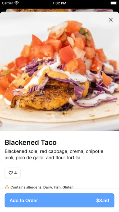 Fat Fish Taco To Go iPhone screenshot 4 - Food & Drink app