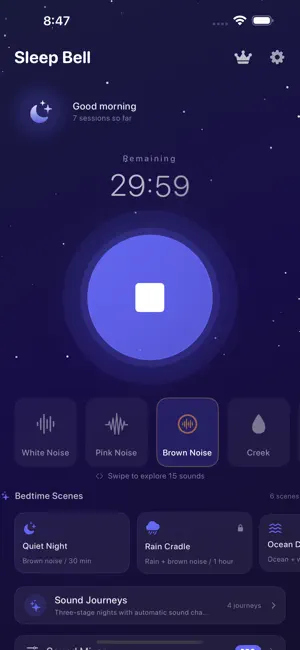 Sleep Bell - White Noise screenshot 3