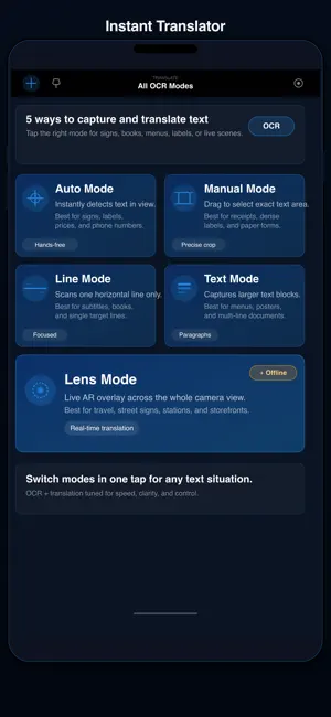 Instant Translator Camera OCR screenshot 1