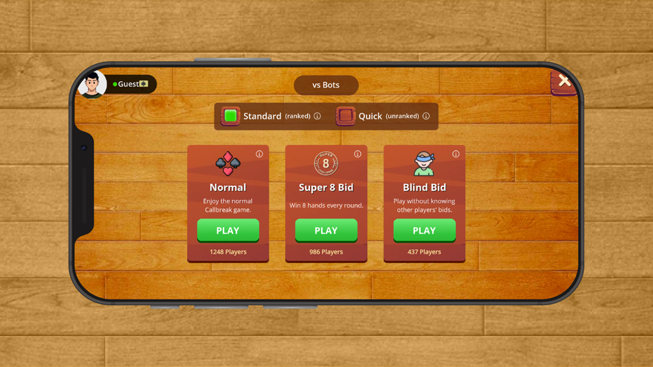 #2. Callbreak : Card game (iOS) 由: Teslatech
