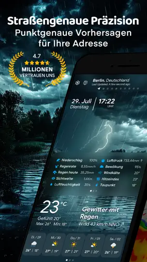 Screenshot von Wetter-Partner - Wetterradar auf dem iPhone 1