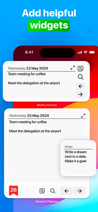 Weekly Planner : capture d’écran 10 sur 10