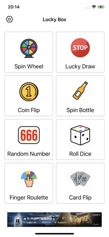 LuckyBox - Party Random Games iPhone screenshot