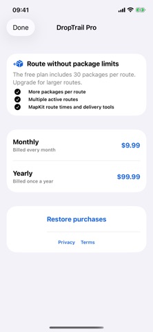 DropTrail Courier Screenshot 5 of 5