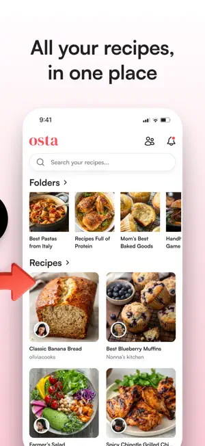 Osta: Save & Share Recipes screenshot 2