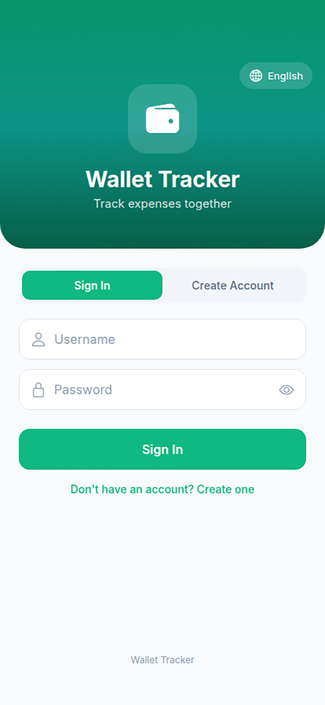 My Wallet Tracker
