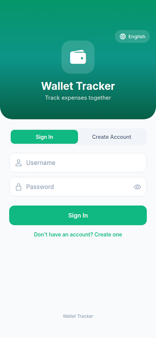 My Wallet Tracker Screenshot 3 of 5