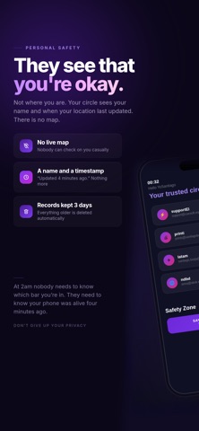 TrustNet - Share my location Screenshot 1 of 2