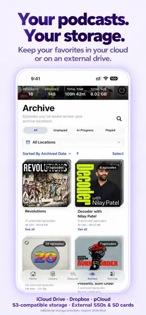 CastKeeper For Podcasts screenshot 2