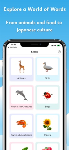 Kotoba Tanken: Learn Japanese iPhone screenshot