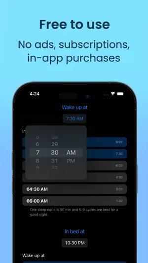 Sleep Cycle Bedtime Calculator screenshot 3