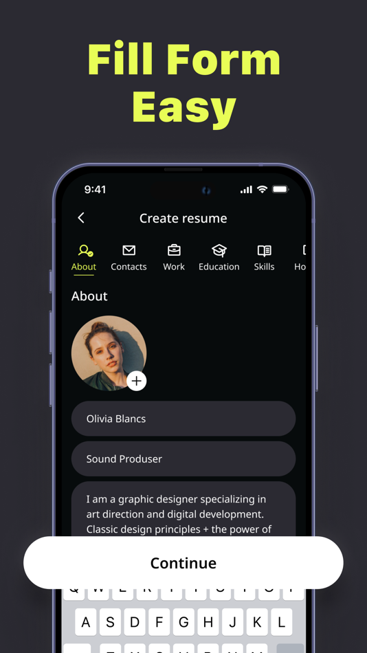 #3. Pro CV Builder • Resume Maker (iOS) 由: Nugzar Beridze