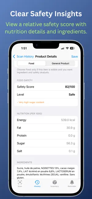 IngrediSafe – Food Scanner screenshot 3