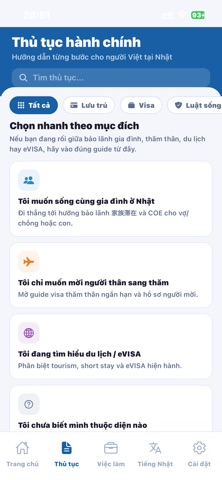 Cẩm Nang Việt Nhật screenshot