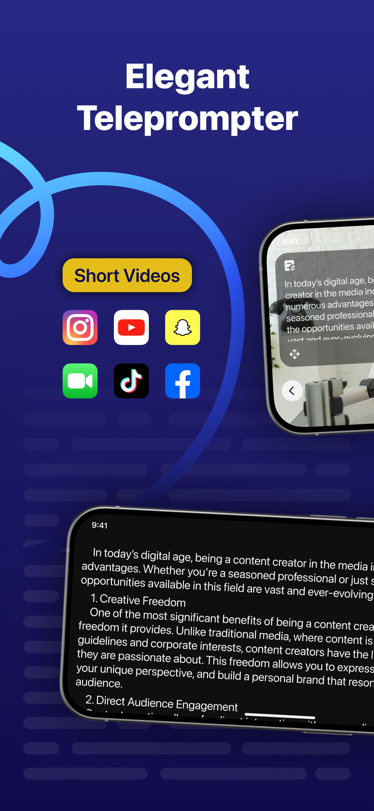 Teleprompter - Captions