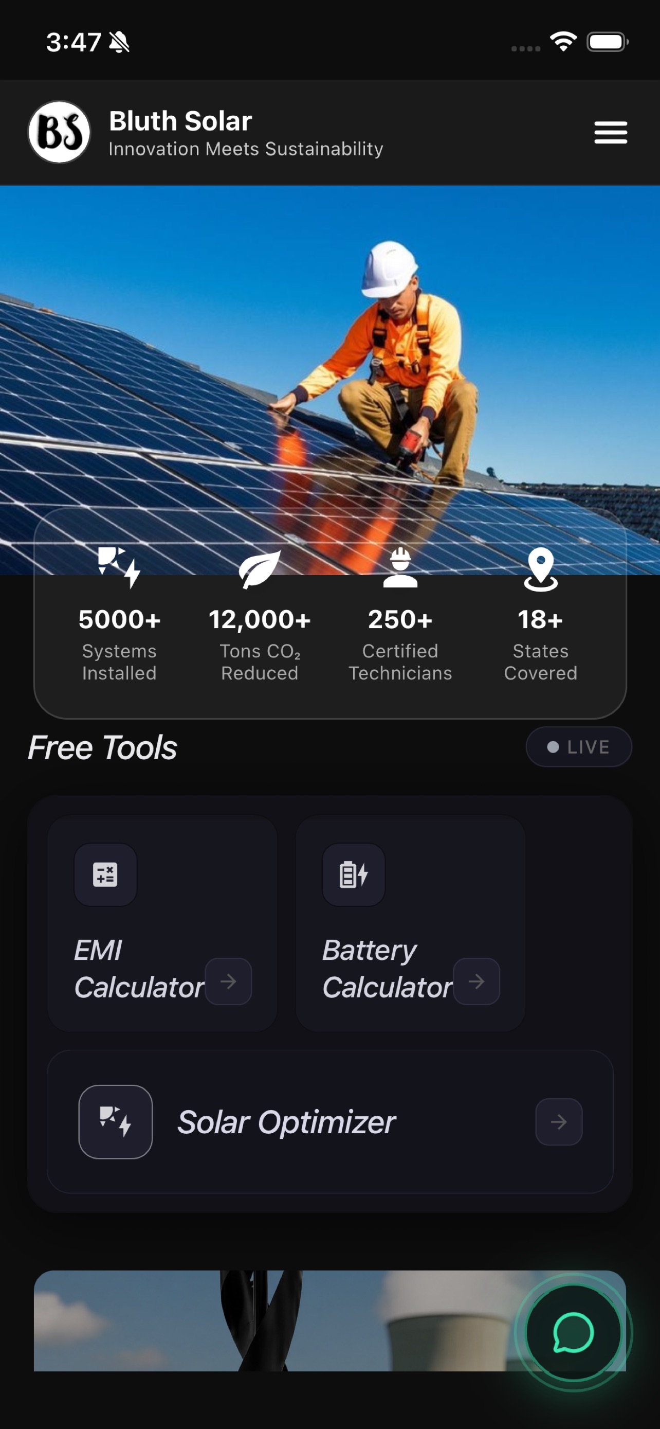 Screenshot 1 of Bluth Solar