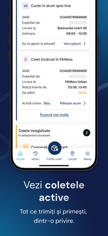 FAN Courier App Store preview screenshot 5