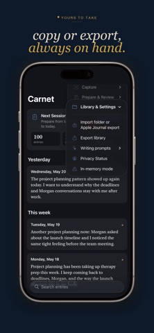 Carnet — Therapy Journal Screenshot 6 of 7