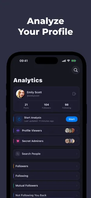 InFlare: Social Insights screenshot 1