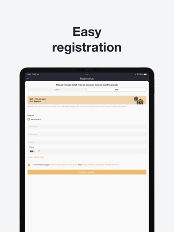 AMarkets: Finance & Trading iPad screenshot