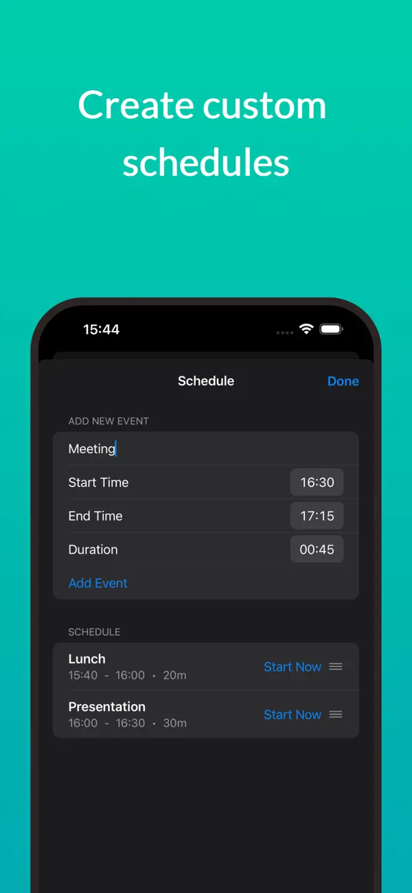 #4. Stage Timer - Event Countdown (iOS) Ved: Robin Nap