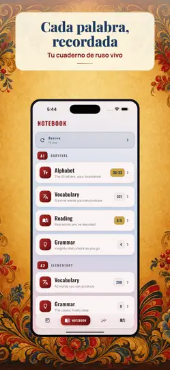 Captura de pantalla de Russio - Aprende Ruso en iPhone 3