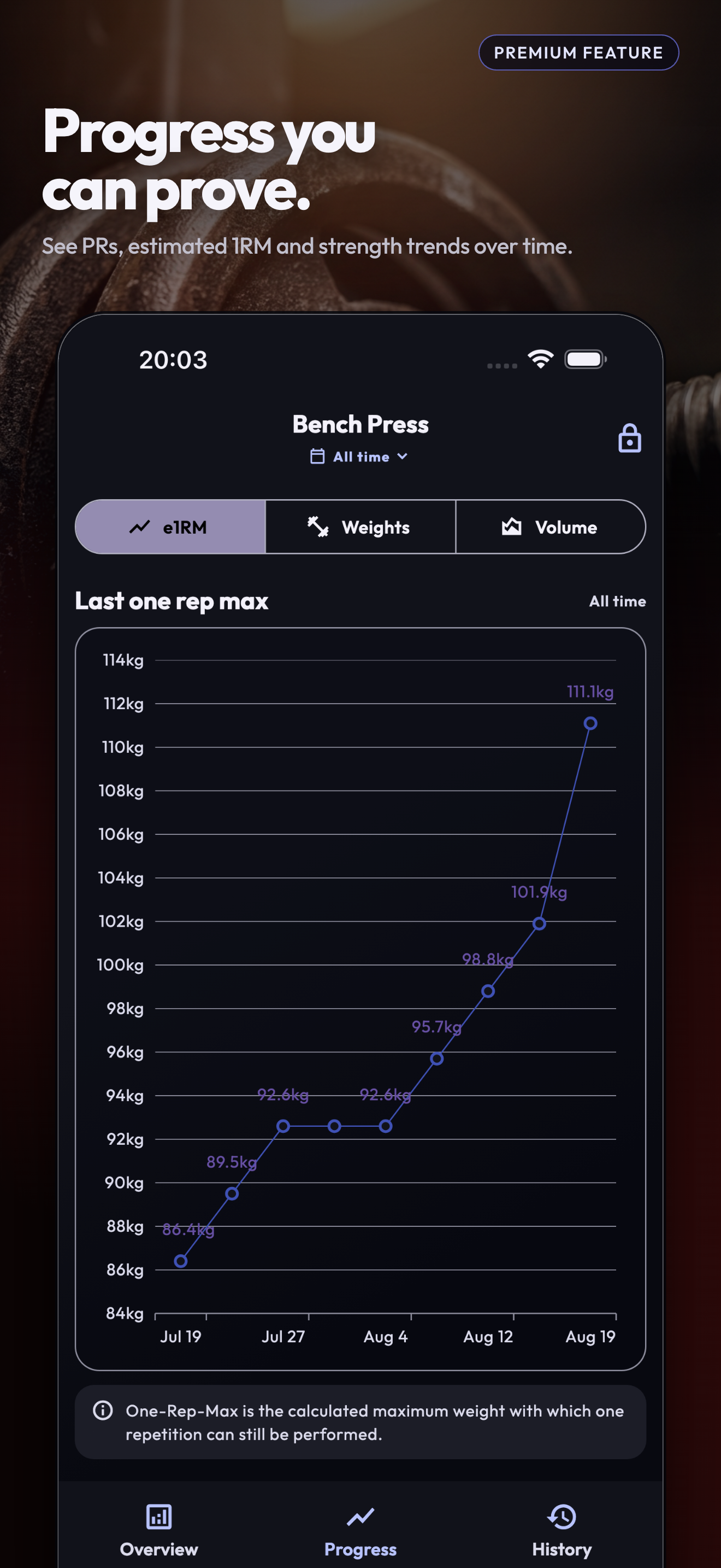 Heft: Workout Strength Tracker screenshot 6