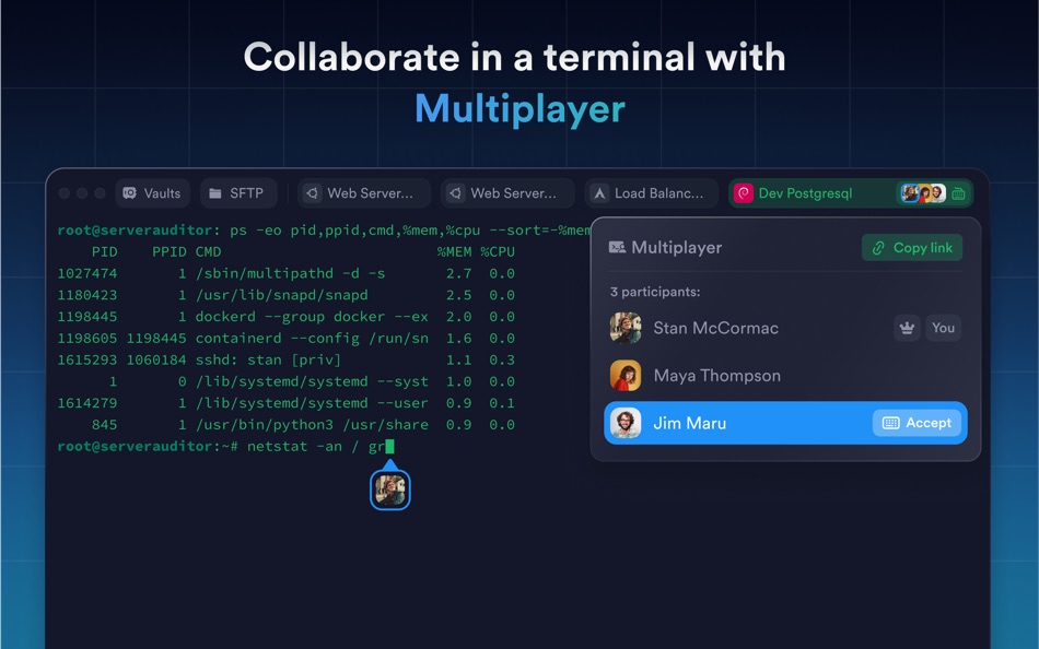 #5. Termius — Modern SSH Client (macOS) بواسطة: Termius Corporation