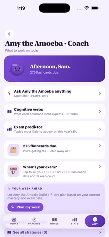 HSC Study PDHPE iPhone screenshot